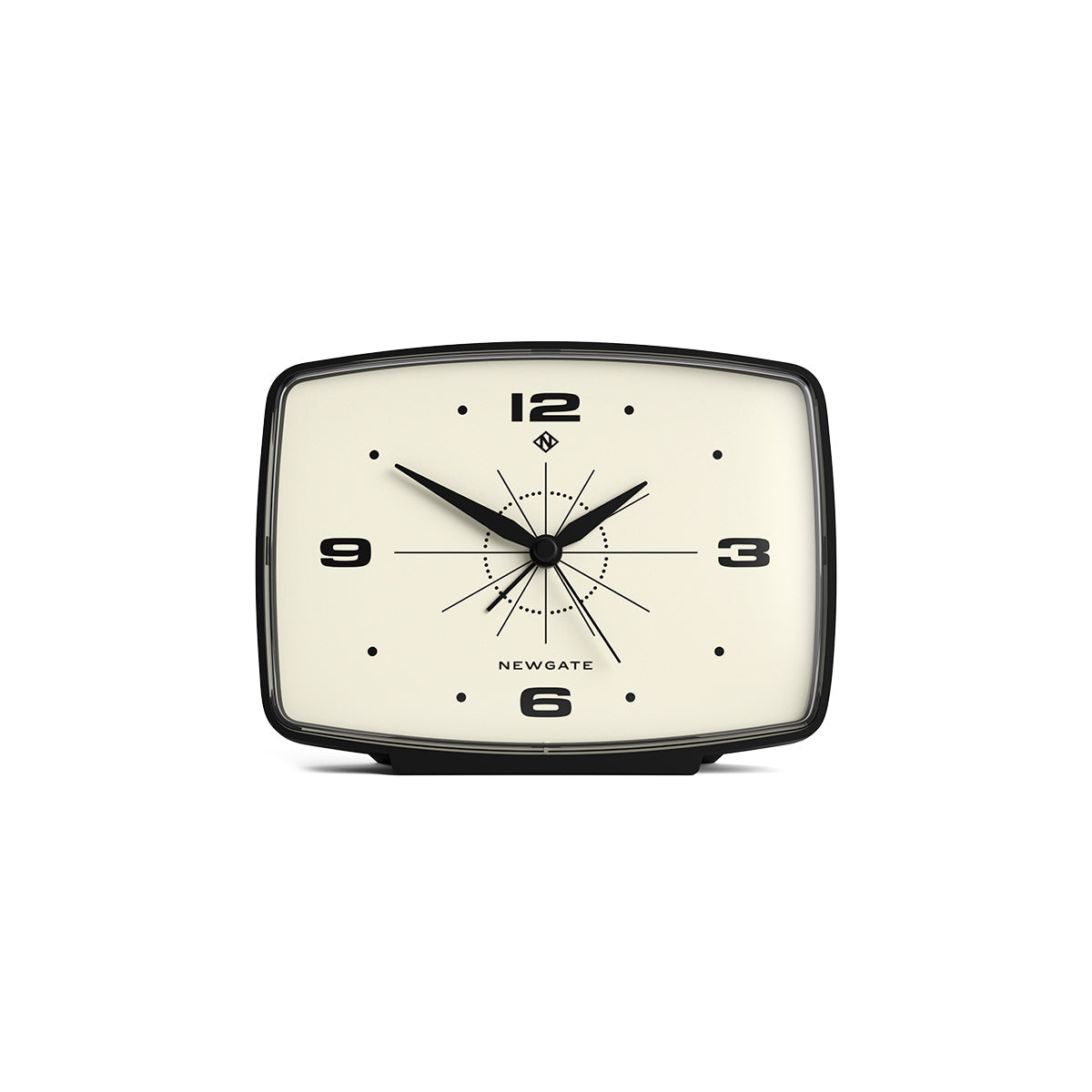 Newgate Brooklyn Alarm Clock - Black