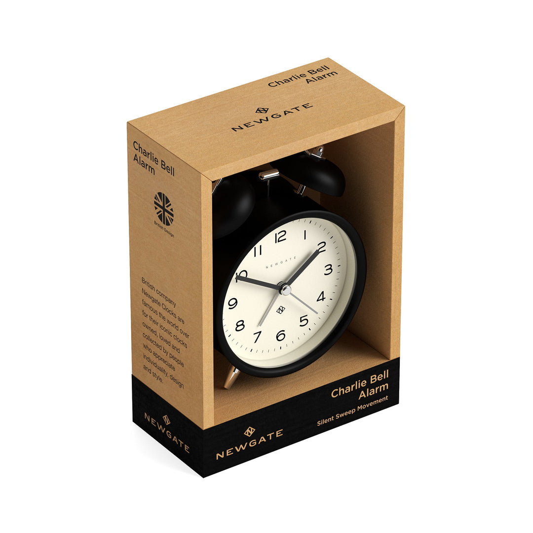 Newgate Echo Alarm Clock in Black – newgateworld.eu