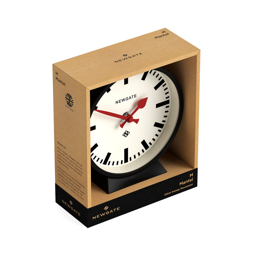 Black Mantel Clock | Station Dial – newgateworld.eu
