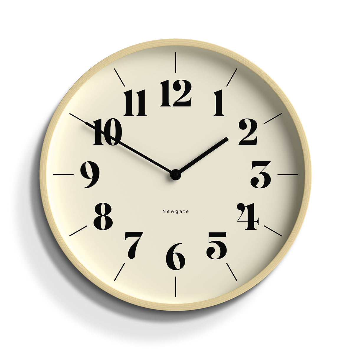 Mr Clarke Hopscotch Wall Clock | Light Plywood – newgateworld.eu