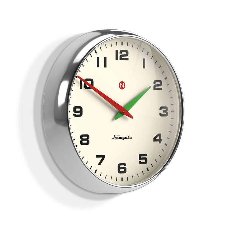 Newgate Superstore Wall Clock in Chrome – Newgate World Europe